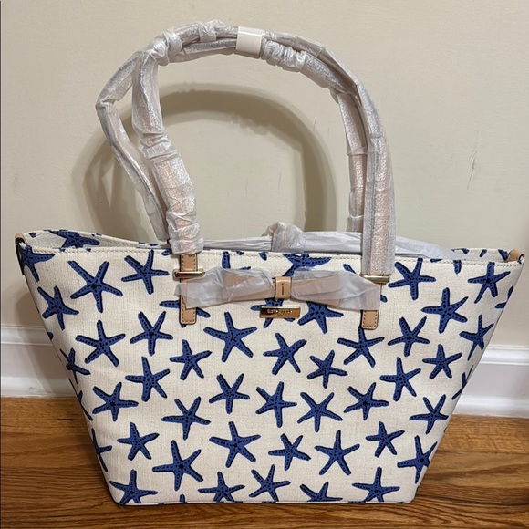 NWT- Kate Spade Starfish Canvas Tote